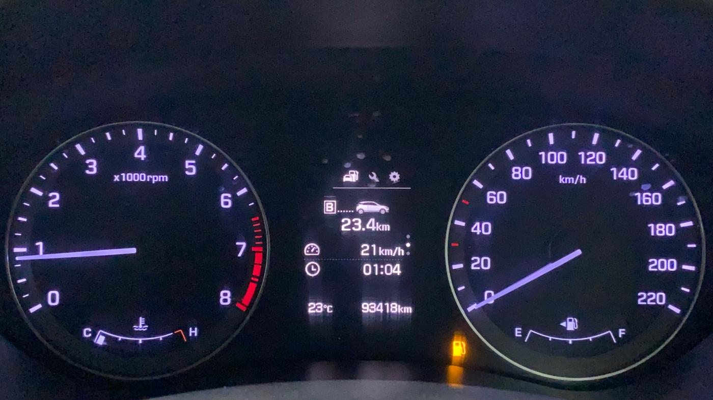 2014 Hyundai Elite i20 ASTA 1.2, Petrol, Manual, 93,418 km, Odometer Image