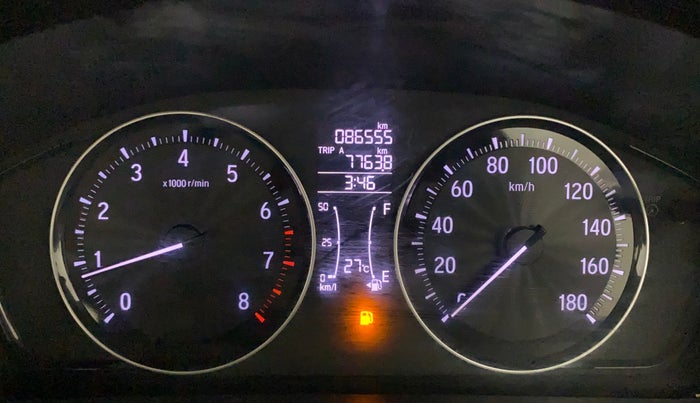 2018 Honda Amaze 1.2L I-VTEC VX, Petrol, Manual, 86,555 km, Odometer Image