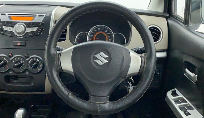 2016 Maruti Wagon R 1.0 VXI AMT, Petrol, Automatic, 19,246 km, Steering Wheel Close Up