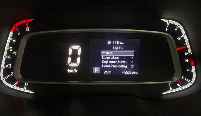 2020 KIA SONET HTK PLUS 1.0 DCT, Petrol, Automatic, 42,274 km, Odometer Image