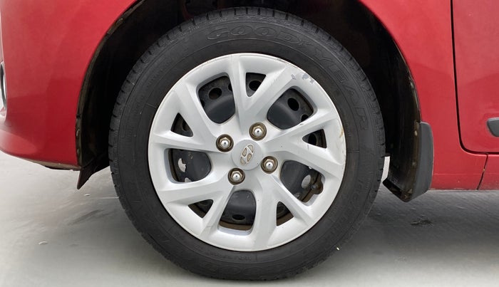 2018 Hyundai Grand i10 SPORTZ 1.2 KAPPA VTVT, CNG, Manual, 52,744 km, Left Front Wheel