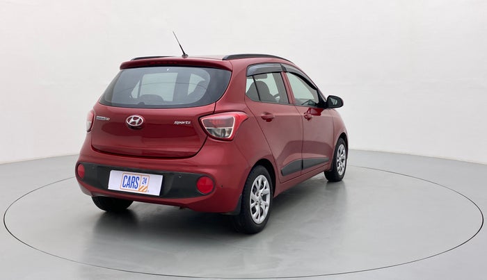 2018 Hyundai Grand i10 SPORTZ 1.2 KAPPA VTVT, CNG, Manual, 52,744 km, Right Back Diagonal