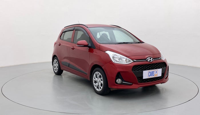 2018 Hyundai Grand i10 SPORTZ 1.2 KAPPA VTVT, CNG, Manual, 52,744 km, Right Front Diagonal