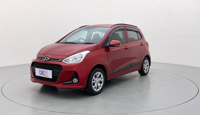 2018 Hyundai Grand i10 SPORTZ 1.2 KAPPA VTVT, CNG, Manual, 52,744 km, Left Front Diagonal