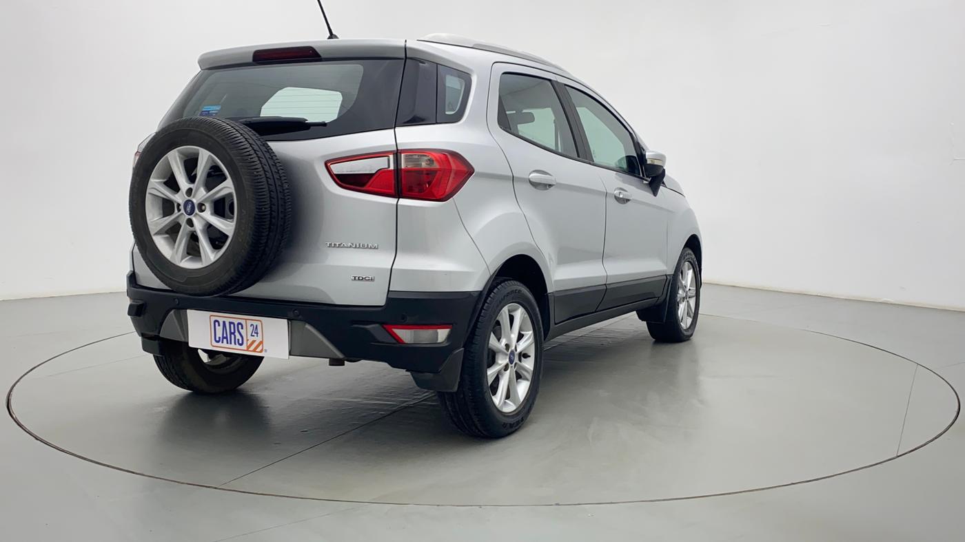 2018 Ford Ecosport 1.5TITANIUM TDCI, Diesel, Manual, 1,31,769 km, Right Back Diagonal (45- Degree) View