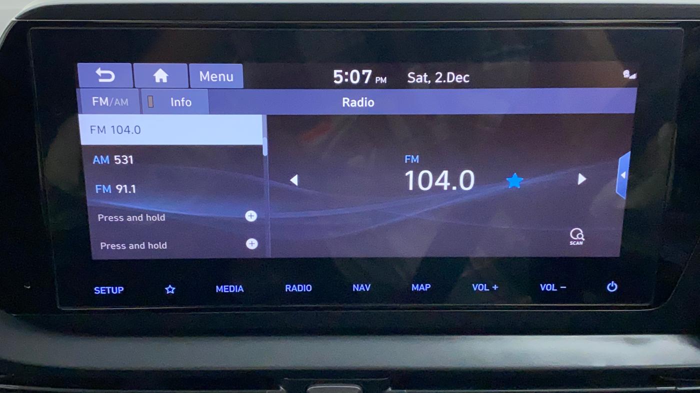 2020 Hyundai NEW I20 ASTA 1.2 AT, Petrol, Automatic, 58,670 km, Infotainment System
