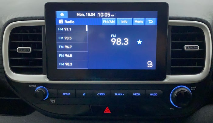 2021 Hyundai VENUE SX 1.0 TURBO, Petrol, Manual, 37,914 km, Infotainment System