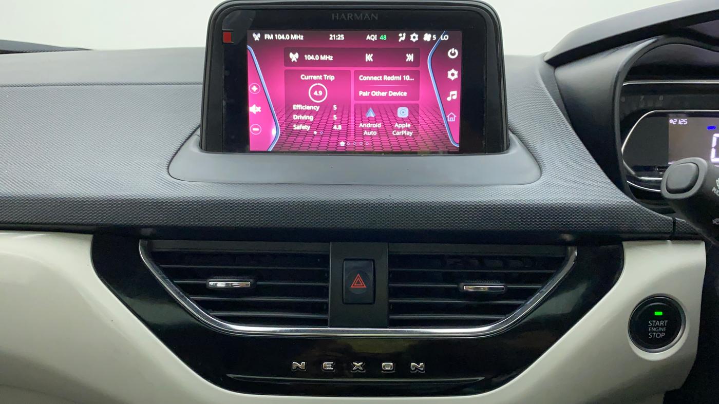 2022 Tata NEXON XZ PLUS (HS) PETROL, Petrol, Manual, 11,174 km, Infotainment System