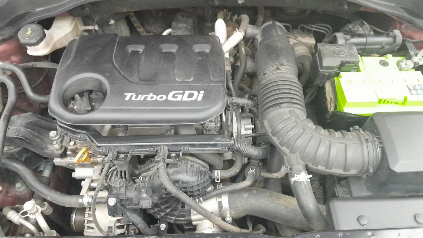 2020 KIA SONET HTX 1.0 IMT, Petrol, Manual, 98,086 km, Engine View