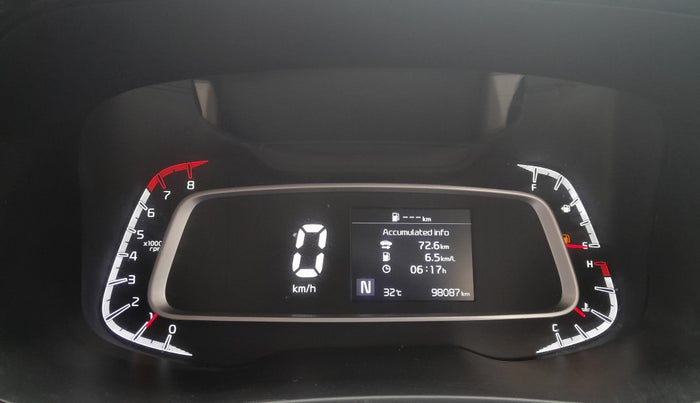 2020 KIA SONET HTX 1.0 IMT, Petrol, Manual, 98,086 km, Odometer Image