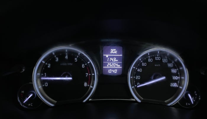 2018 Maruti Ciaz ALPHA 1.4 PETROL, Petrol, Manual, 25,349 km, Odometer Image