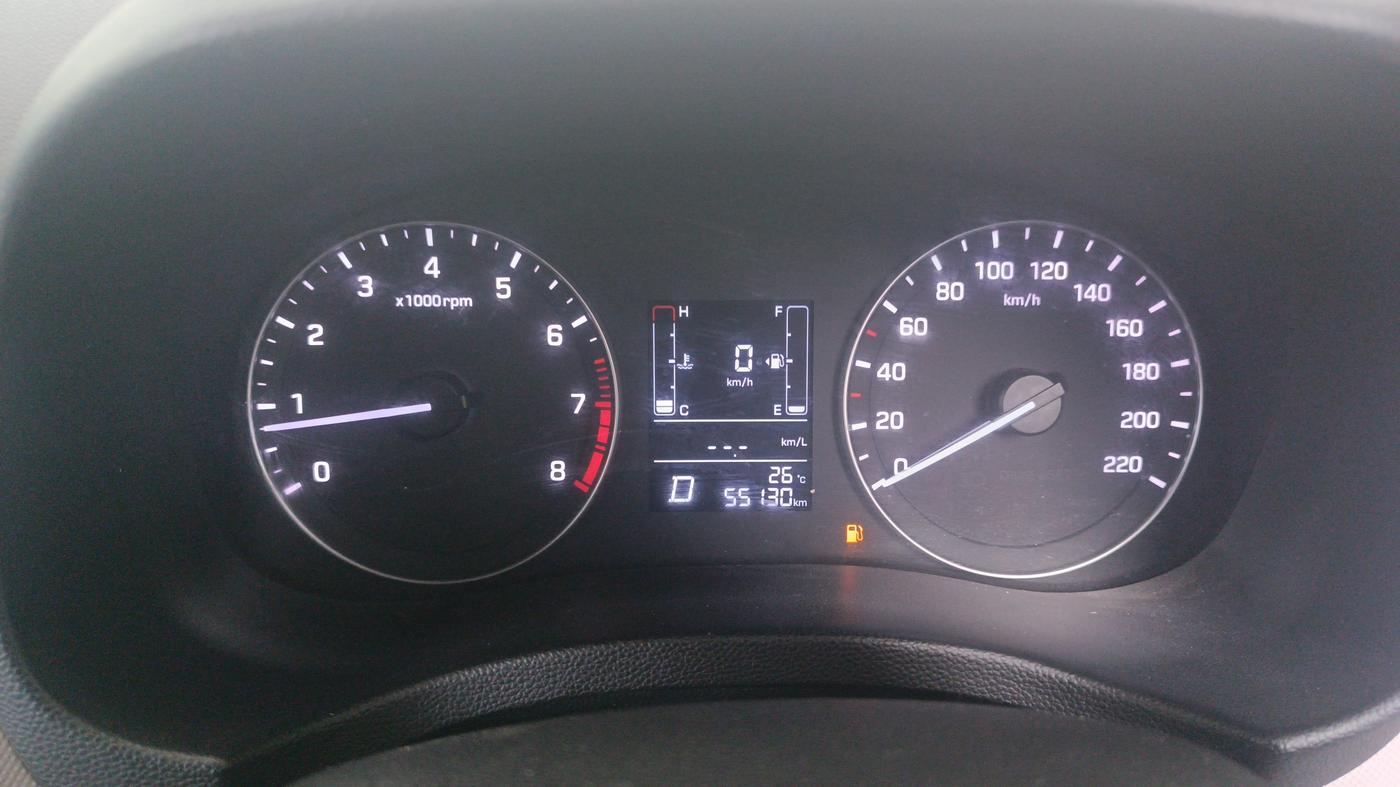 2018 Hyundai Creta SX AT 1.6 PETROL, Petrol, Automatic, 55,129 km, Odometer Image