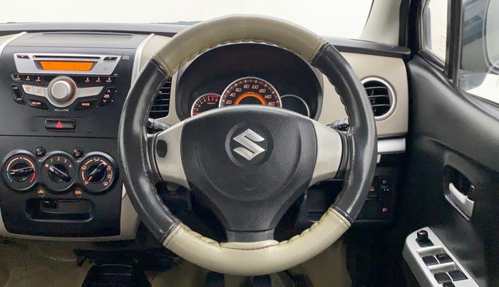 2015 Maruti Wagon R 1.0 VXI, Petrol, Manual, 37,483 km, Steering Wheel Close Up