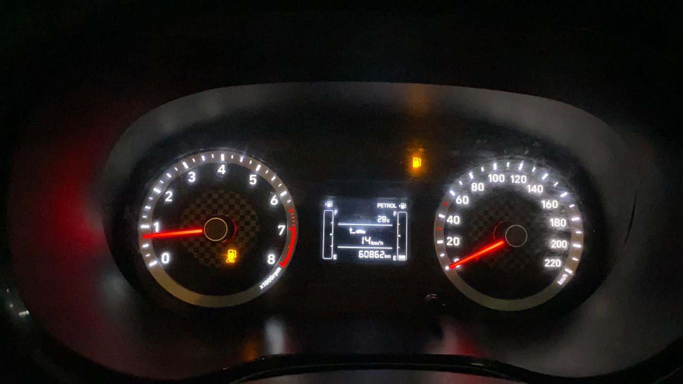 2021 Hyundai GRAND I10 NIOS SPORTZ 1.2 KAPPA VTVT CNG, CNG, Manual, 60,877 km, Odometer Image