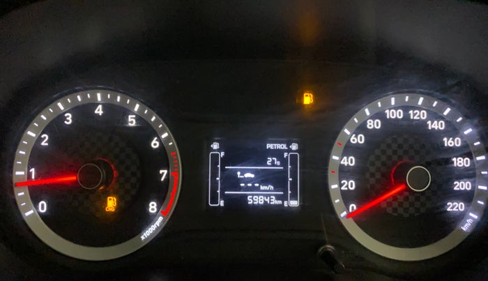 2021 Hyundai GRAND I10 NIOS SPORTZ 1.2 KAPPA VTVT CNG, CNG, Manual, 59,780 km, Odometer Image