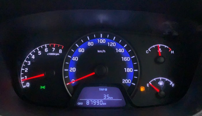 2014 Hyundai Xcent S (O) 1.2, Petrol, Manual, 87,990 km, Odometer Image