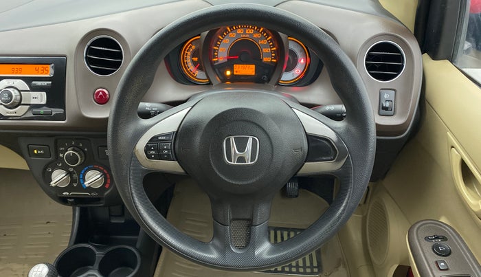 2014 Honda Brio S MT, Petrol, Manual, 31,923 km, Steering Wheel Close Up