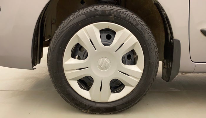 2014 Maruti Wagon R 1.0 VXI, Petrol, Manual, 79,725 km, Left Front Wheel