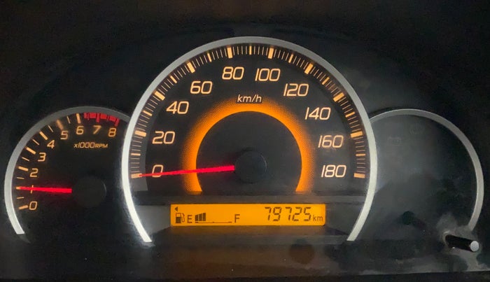 2014 Maruti Wagon R 1.0 VXI, Petrol, Manual, 79,725 km, Odometer Image
