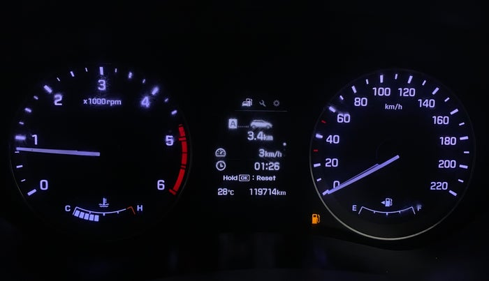 2017 Hyundai Elite i20 ASTA 1.4 CRDI (O), Diesel, Manual, 1,19,710 km, Odometer Image