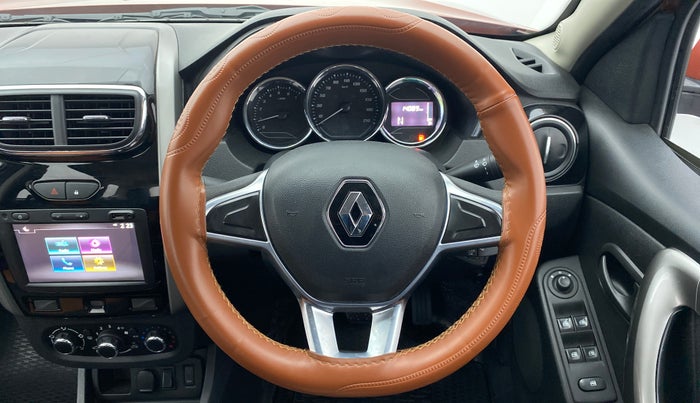 2019 Renault Duster RXS (O) CVT, Petrol, Automatic, 14,347 km, Steering Wheel Close Up