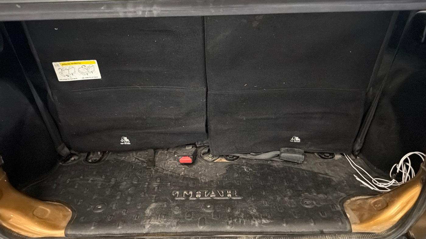 2023 Mahindra Thar LX D HT 2WD MT, Diesel, Manual, 60,422 km, Boot Inside