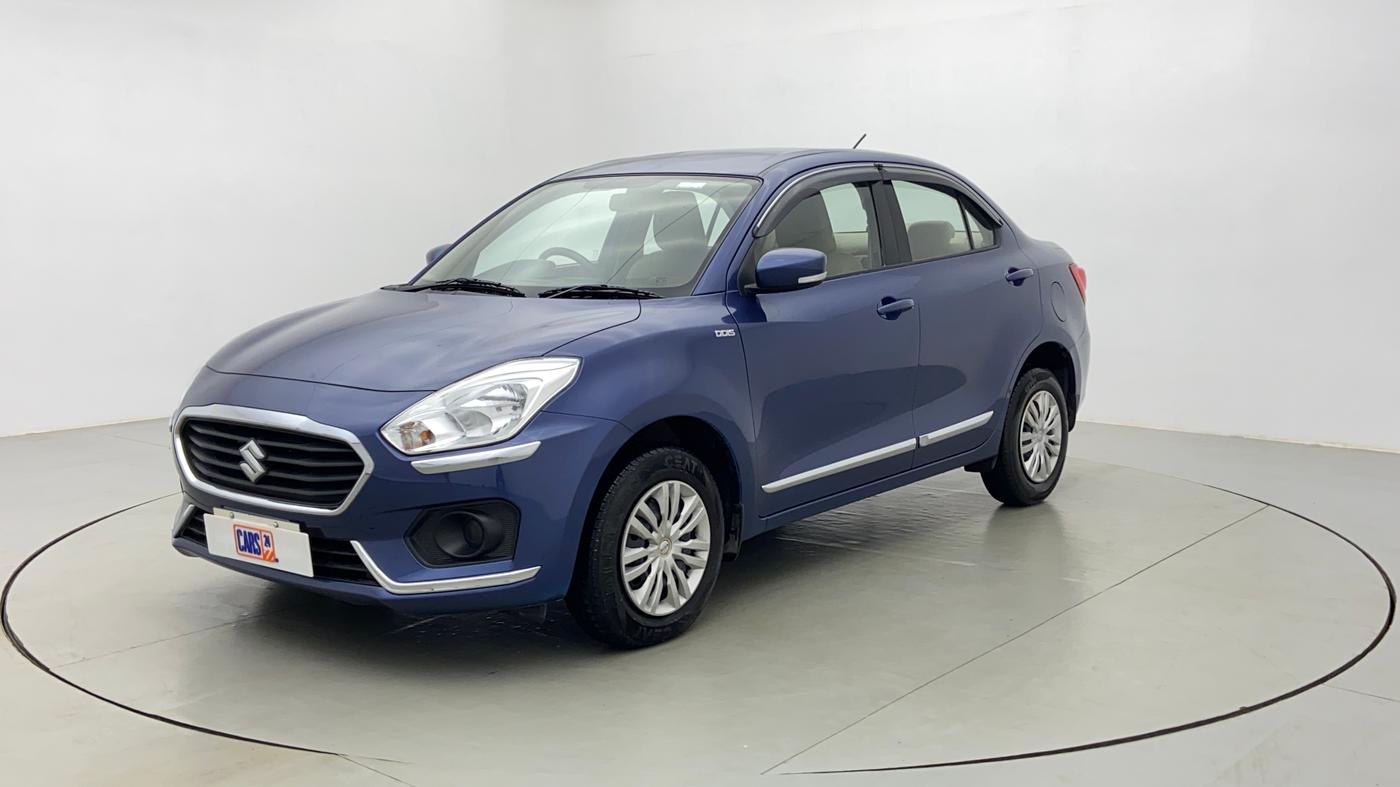 2018 Maruti Dzire VDI, Diesel, Manual, 53,491 km, Left Front Diagonal (45- Degree) View