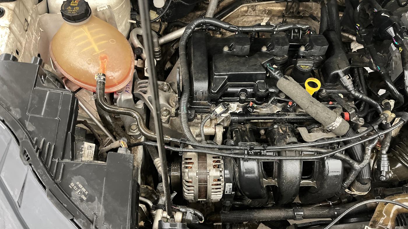 2018 Ford Ecosport TITANIUM + 1.5L PETROL AT, Petrol, Automatic, 57,422 km, Engine View - Right