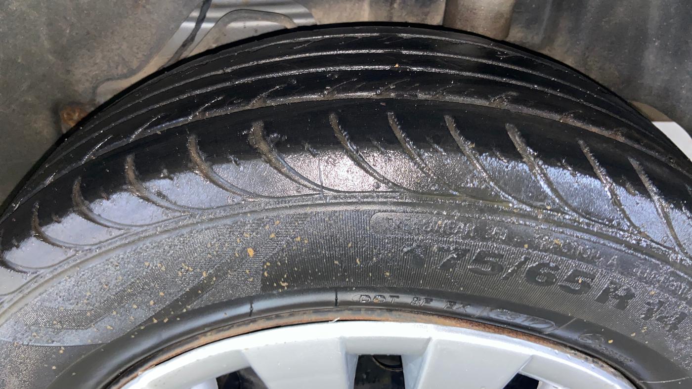 2017 Ford Figo Aspire TREND 1.2 PETROL, Petrol, Manual, 47,949 km, Left Rear Tyre Tread