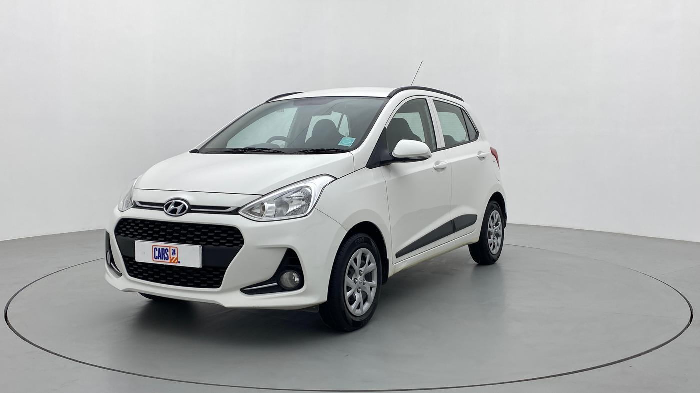 2018 Hyundai Grand i10 SPORTZ 1.2 KAPPA VTVT, Petrol, Manual, 23,877 km, Left Front Diagonal