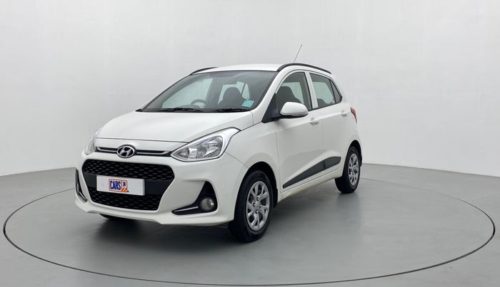 2018 Hyundai Grand i10 SPORTZ 1.2 KAPPA VTVT, Petrol, Manual, 23,877 km, Left Front Diagonal