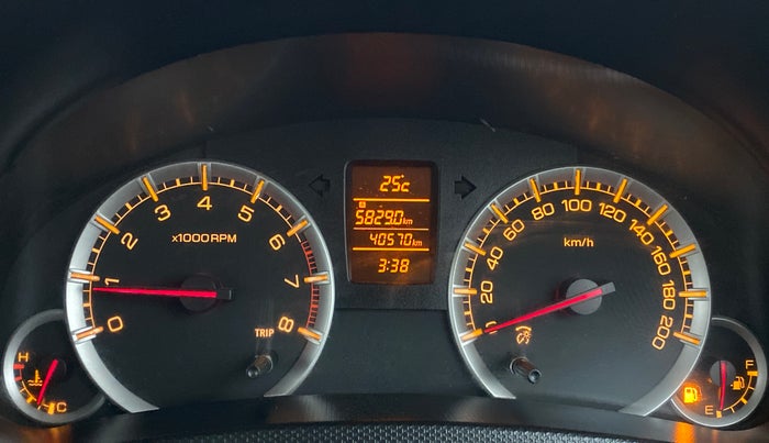 2013 Maruti Swift ZXI, Petrol, Manual, 40,611 km, Odometer Image