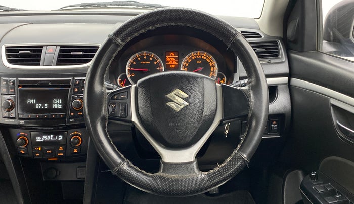2013 Maruti Swift ZXI, Petrol, Manual, 40,611 km, Steering Wheel Close Up