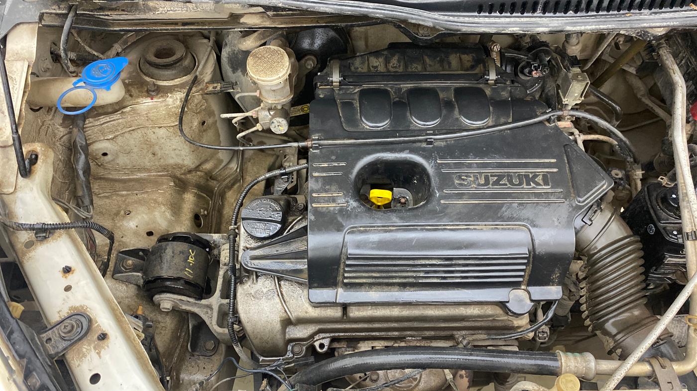 2015 Maruti Wagon R 1.0 VXI, Petrol, Manual, 84,560 km, Engine View - Right