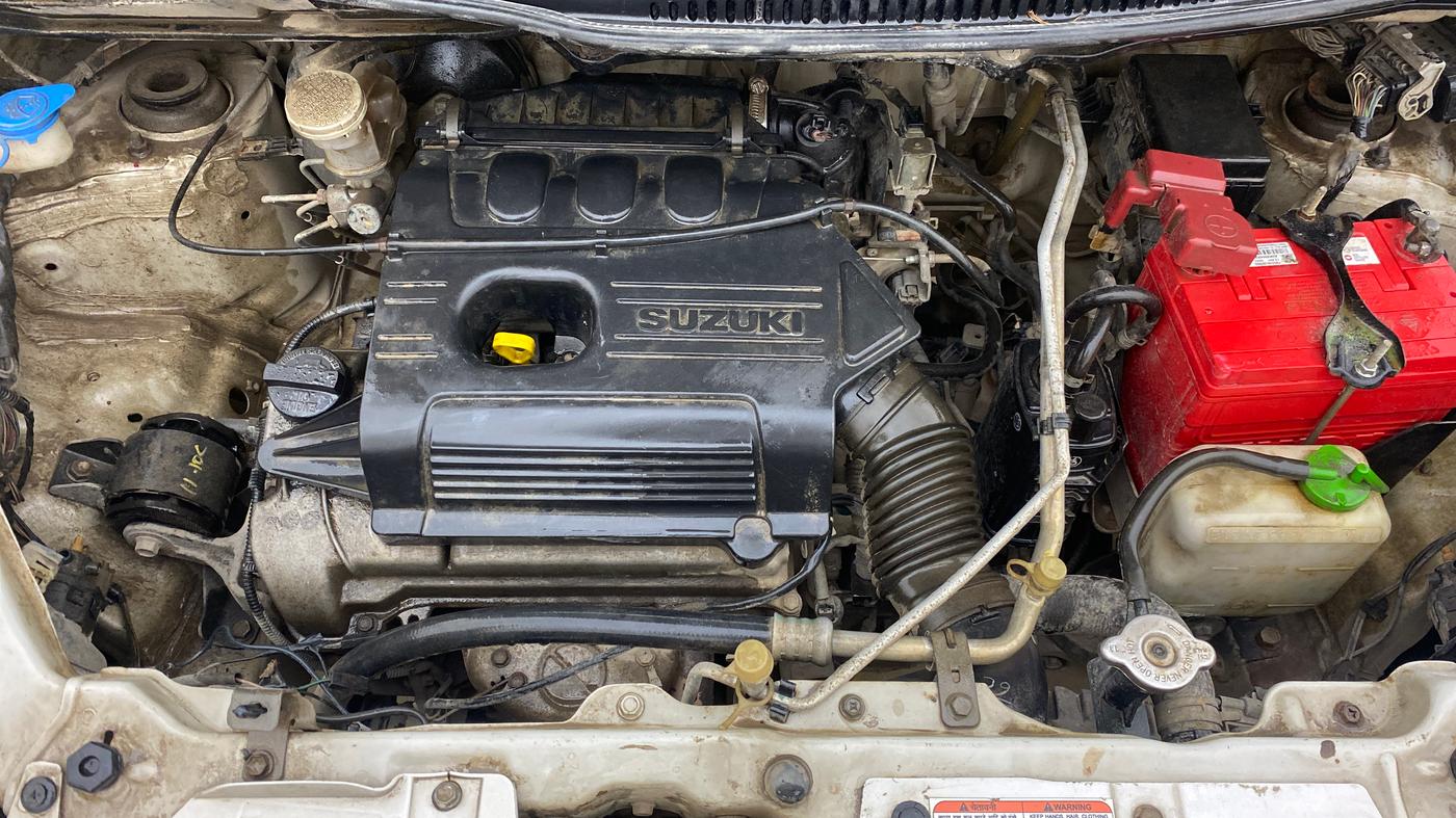 2015 Maruti Wagon R 1.0 VXI, Petrol, Manual, 84,560 km, Engine View