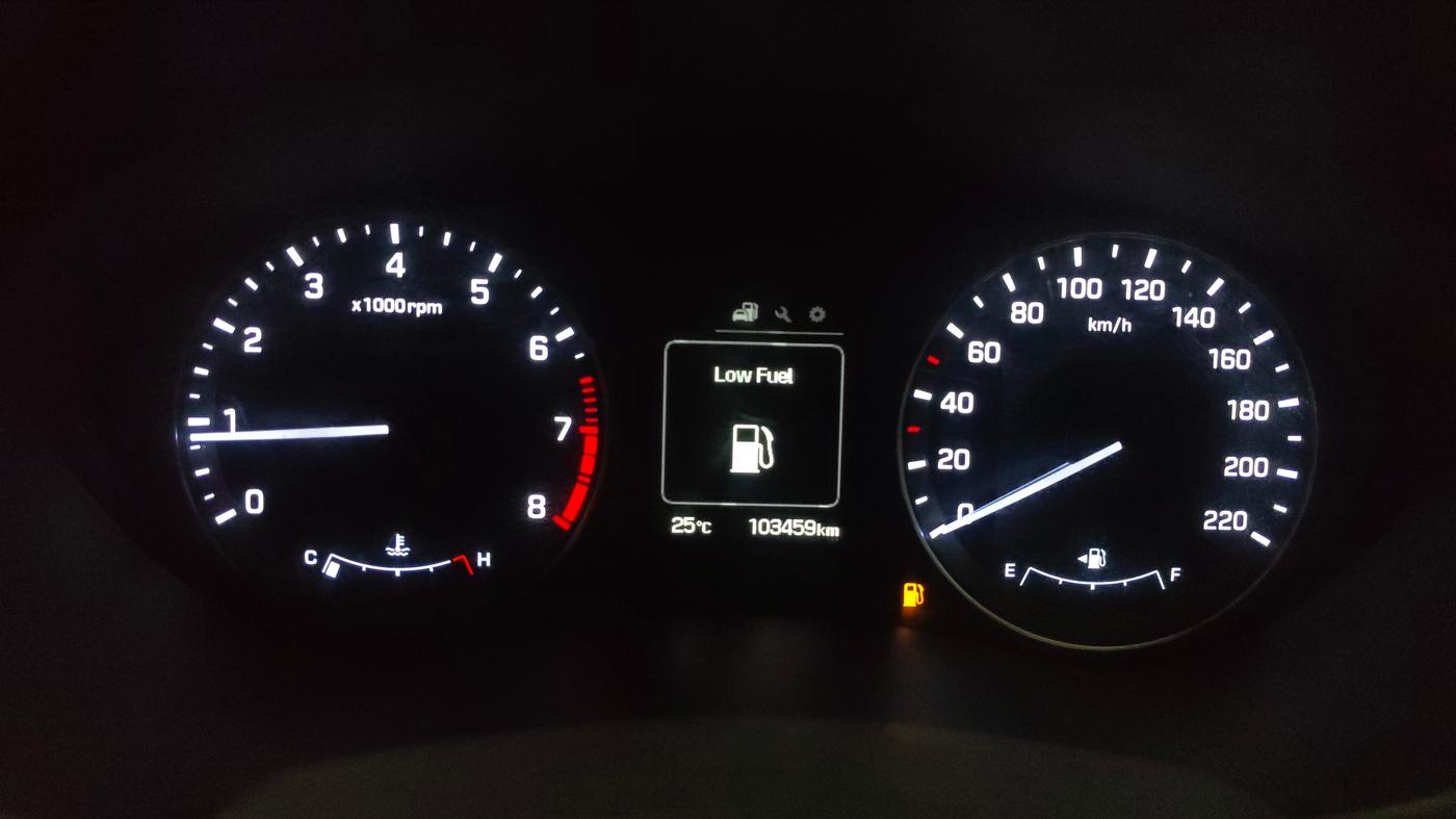 2016 Hyundai Elite i20 ASTA 1.2, Petrol, Manual, 1,03,459 km, Odometer Image