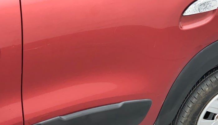 2017 Renault Kwid RXL 0.8 EDITION, Petrol, Manual, 16,315 km, Rear left door - Slightly dented