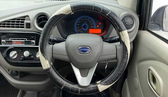 2016 Datsun Redi Go T (O), Petrol, Manual, 34,271 km, Steering Wheel Close Up