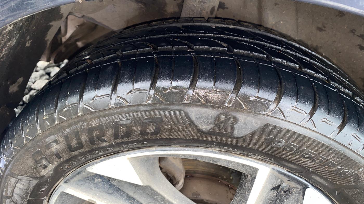 2020 Hyundai Verna SX (O) 1.0 TURBO DCT, Petrol, Automatic, 71,816 km, Right Rear Tyre Tread