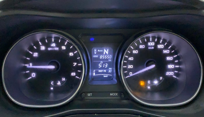 2018 Tata NEXON XZA PLUS PETROL DUAL TONE, Petrol, Automatic, 85,837 km, Odometer Image