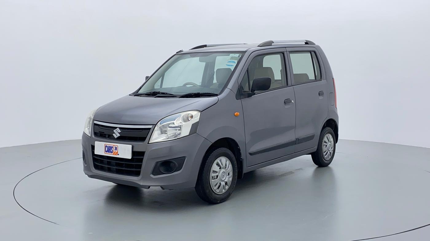 2014 Maruti Wagon R 1.0 LXI, Petrol, Manual, 63,620 km, Left Front Diagonal (45- Degree) View