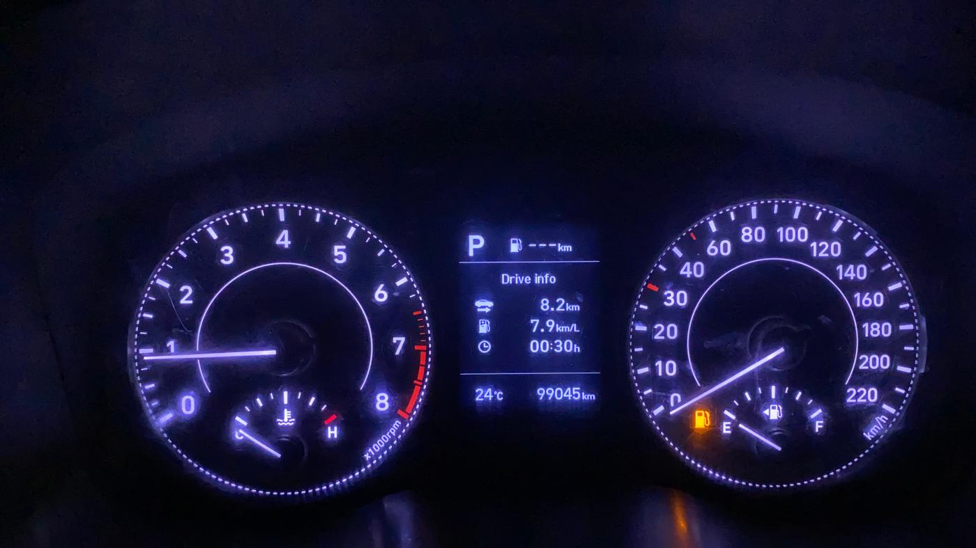 2019 Hyundai VENUE SX PLUS 1.0 TURBO DCT, Petrol, Automatic, 98,975 km, Odometer Image