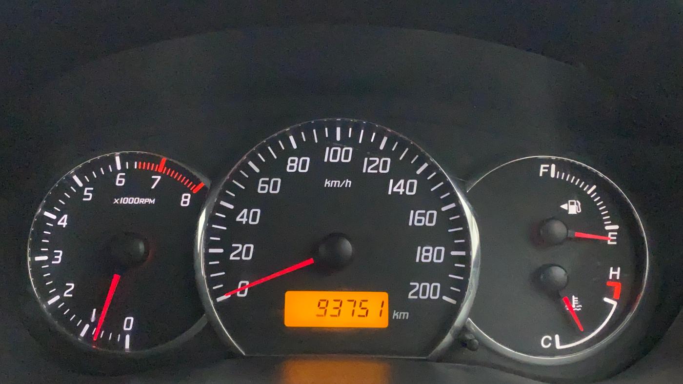 2011 Maruti Swift VXI, Petrol, Manual, 93,751 km, Odometer Image