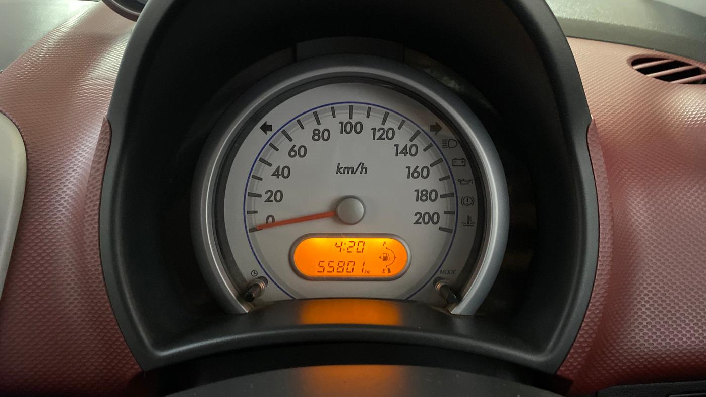 2013 Maruti Ritz VXI, Petrol, Manual, 55,778 km, Odometer Image
