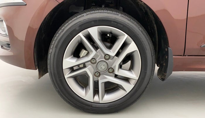 2023 Tata TIGOR XZA PLUS PETROL, Petrol, Automatic, 5,230 km, Left Front Wheel
