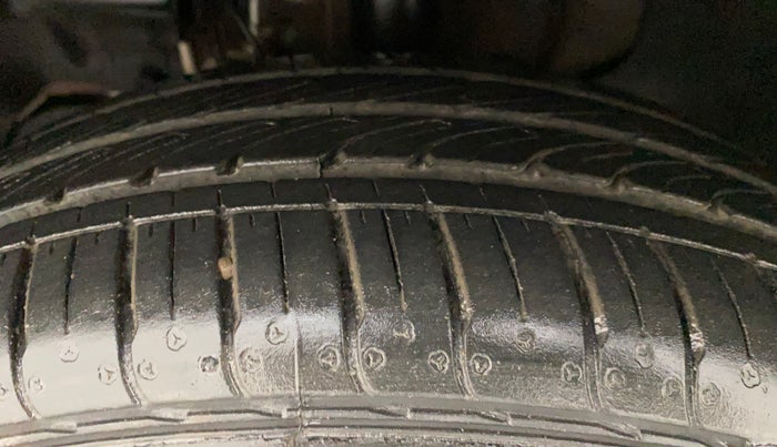 2023 Tata TIGOR XZA PLUS PETROL, Petrol, Automatic, 5,230 km, Left Front Tyre Tread