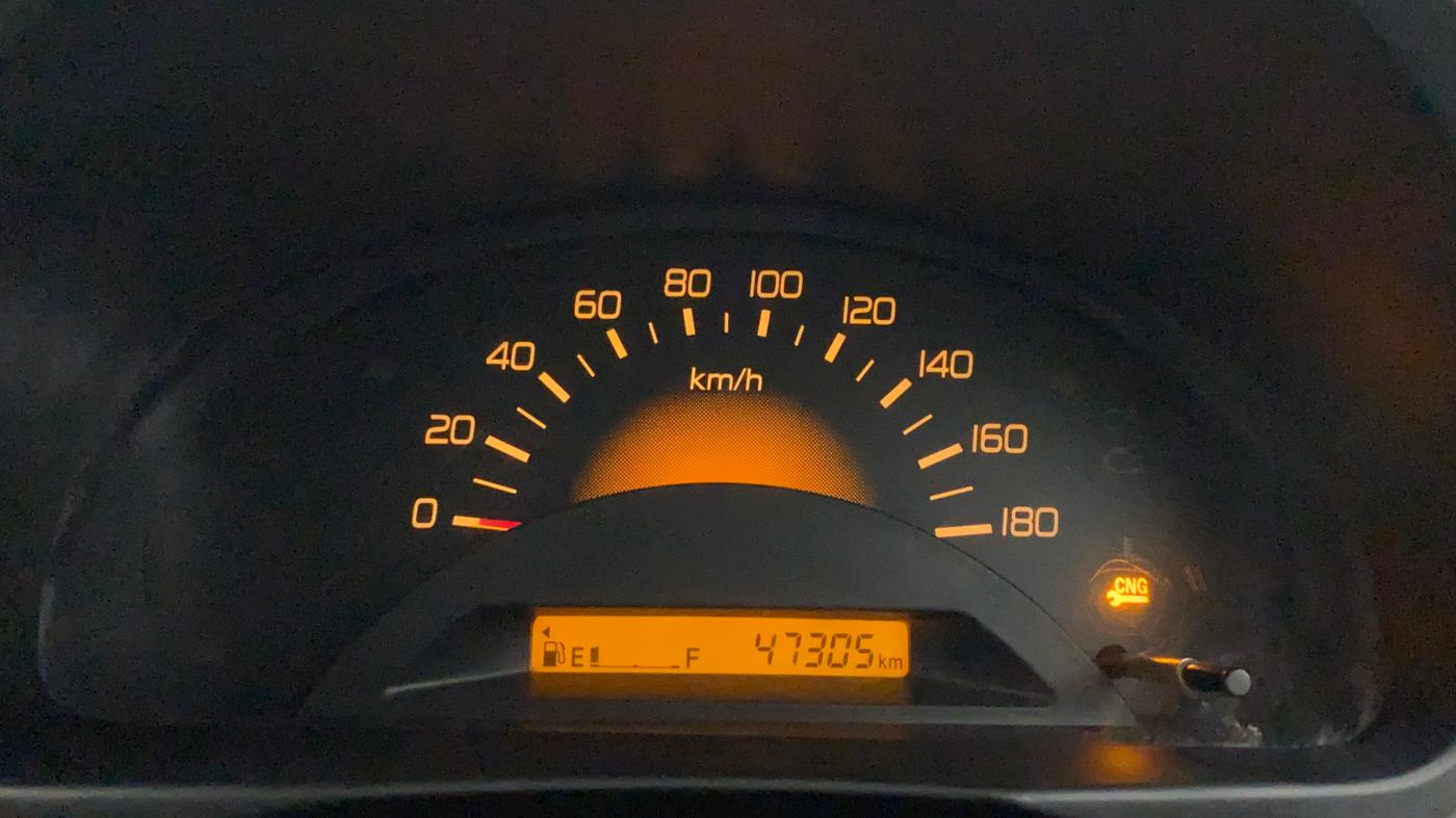 2015 Maruti Wagon R 1.0 LXI CNG, CNG, Manual, 47,305 km, Odometer Image