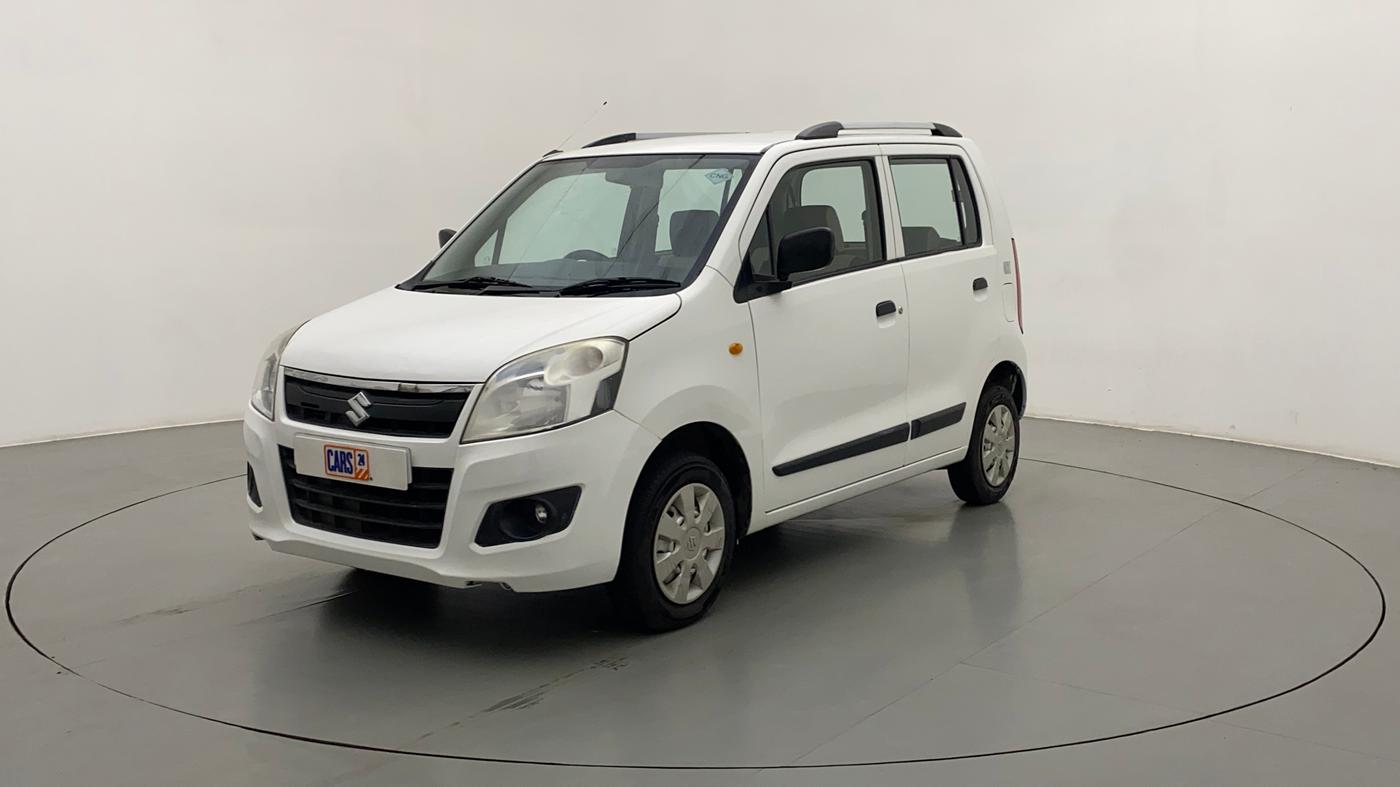 2015 Maruti Wagon R 1.0 LXI CNG, CNG, Manual, 47,305 km, Left Front Diagonal