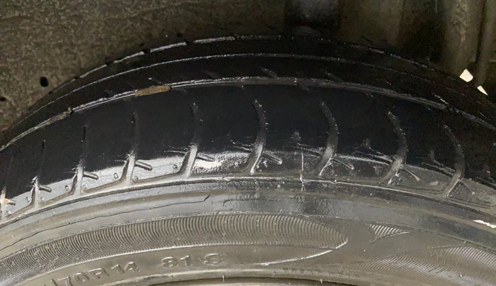 2017 Maruti Celerio VXI CNG, CNG, Manual, 75,760 km, Left Rear Tyre Tread