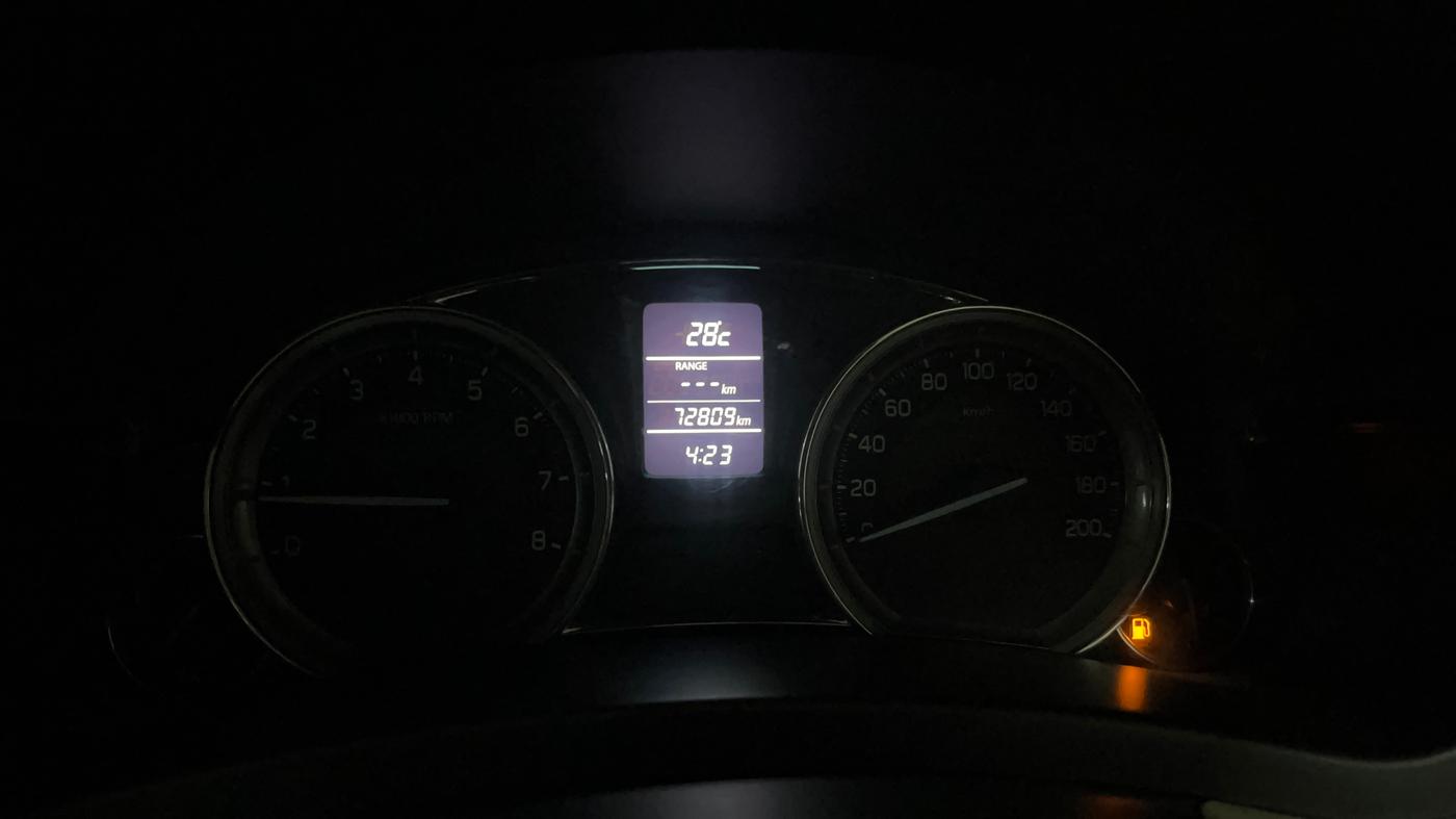 2017 Maruti Ciaz ALPHA 1.4 PETROL, CNG, Manual, 75,352 km, Odometer Image